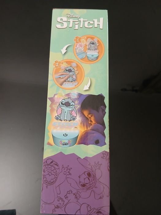 Luz de Presença LED Stitch - Diamond Painting (Novo)