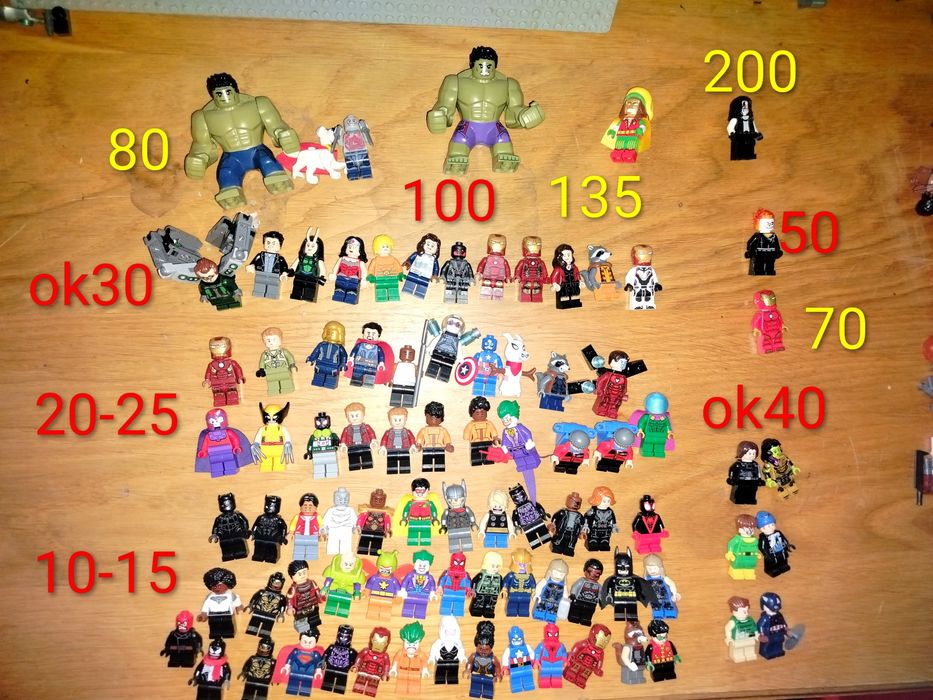 Lego superheroes / marvel / dc / batman  spiderman  avengers  figurki