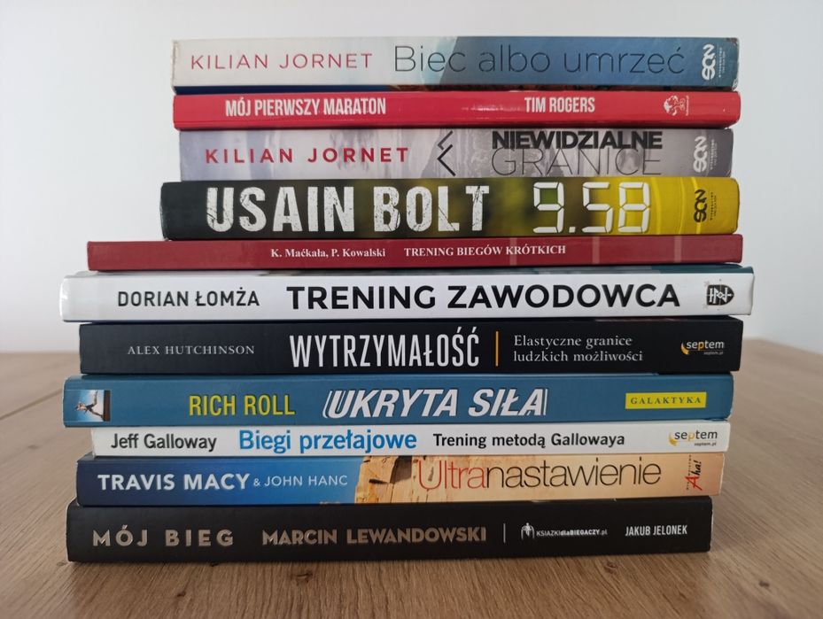 Książki bieganie trening