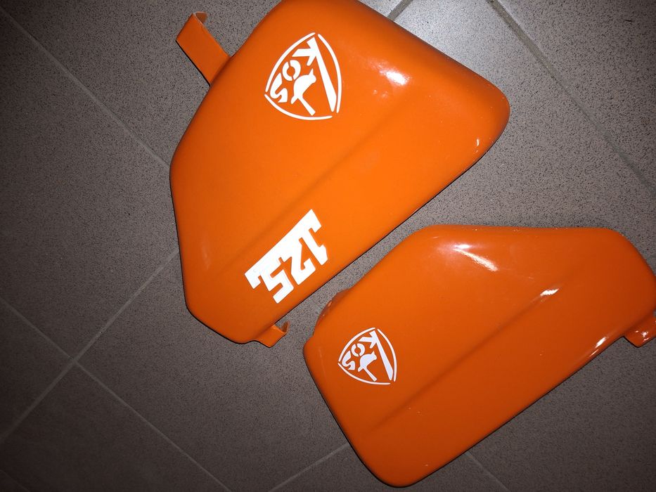 Nowe boczki oslony wsk 125 kos rama