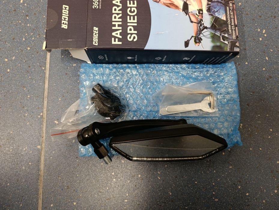 Nowe Lusterko Rowerowe COICER | Regulacja 360° | Solidne