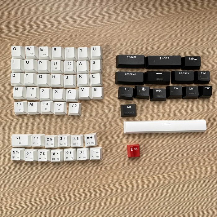 OEM Double shot PBT кейкапы Skyloong ENG 60%