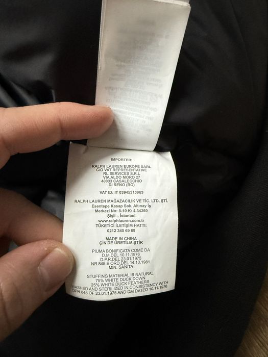 Kurtka puchowa zimowa Polo Ralph Lauren Annex Down Bomber Jacket