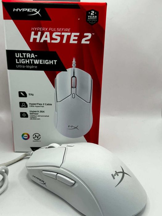 HyperX Pulsefire Haste 2.0 White