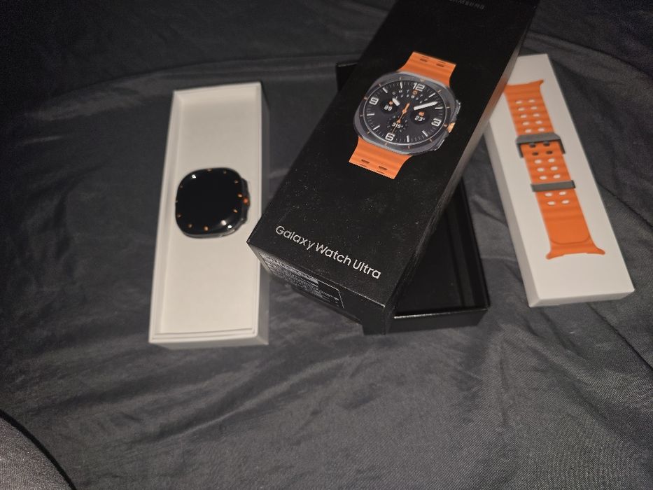 Samsung Galaxy Watch Ultra 47mm LTE (Titanium Gray) - Caixa Completa