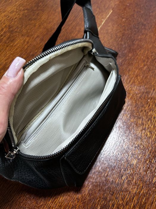 Сумка-бананка мужская эко