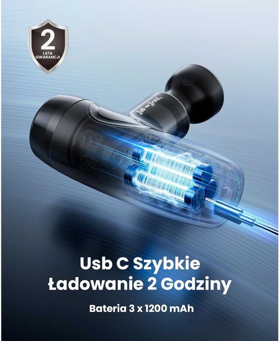 BOB AND BRAD M7 Plus Mini Masażer z Termoterapią Do Regeneracji Mięśni