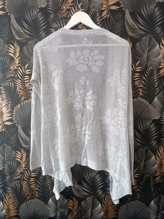 Kardigan damski ażurowy