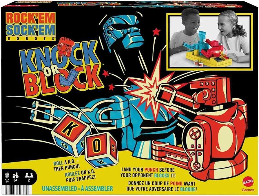 Mattel Games Robots Rock'Em Sock'Em Board Game for Children Aged 6+