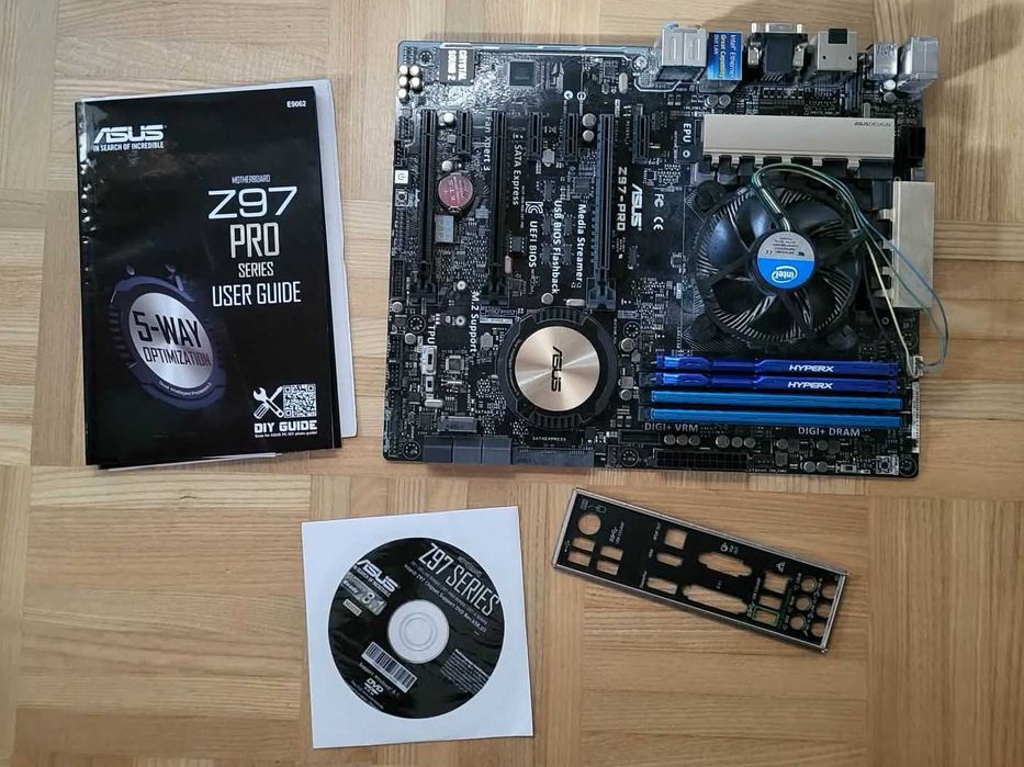 Płyta główna Asus z97 Pro + Intel Core i5 4460 + 16 GB DDR3 RAM