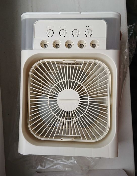 Вентилятор - увлажнитель, поворотный, холодный кондиционер, подсветка