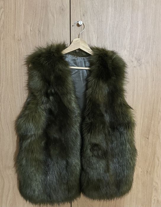 Colete de Pelo Verde