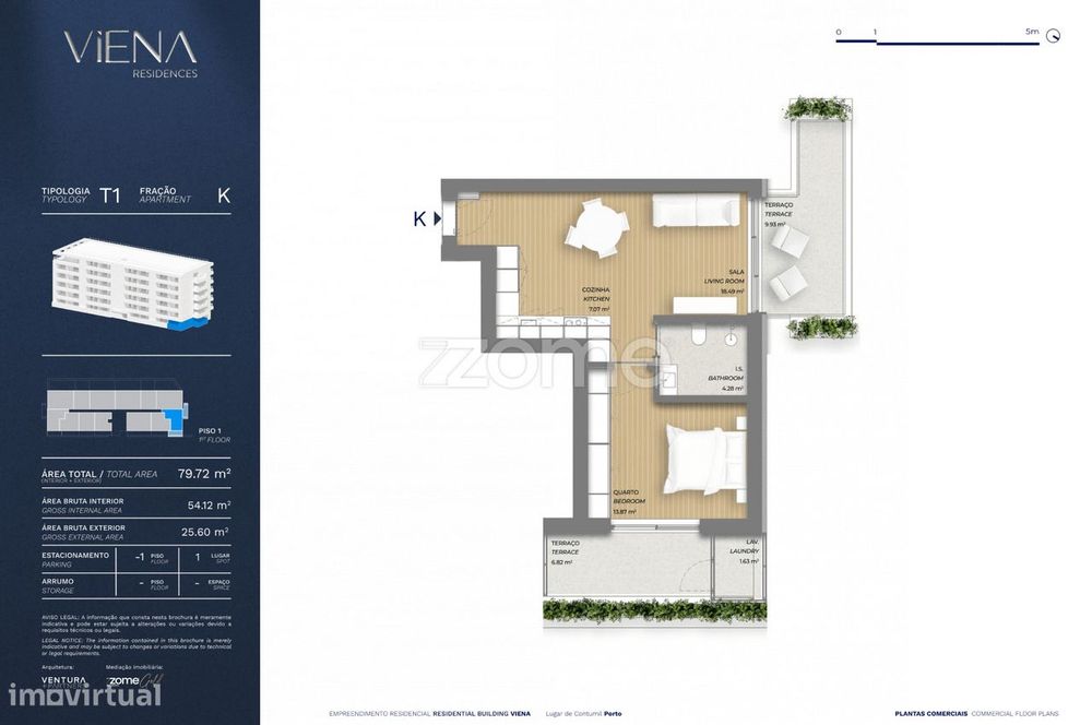 Apartamento T1 - VIENA Residences