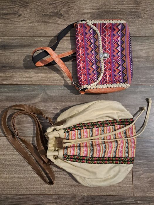 Zestaw torebek etno/boho