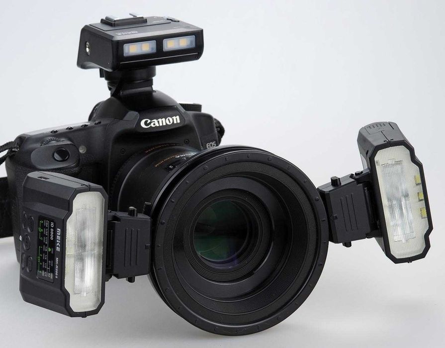 Кільцевий макро спалах Meike MK-14EXT для Canon/ Nikon