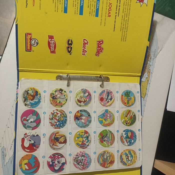 Caderneta Oficial Matu Tazos Matutano Anos 90 com 11 faltas