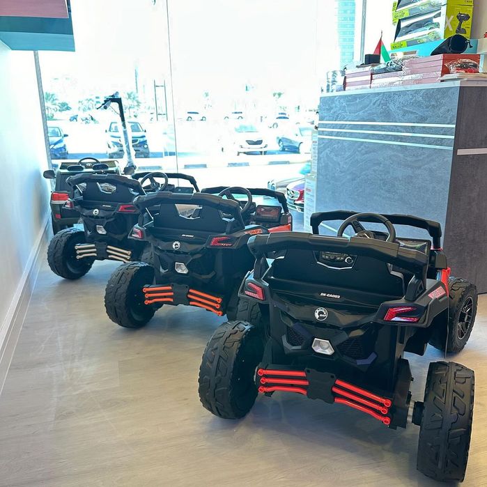 Auto Na Akumulator Buggy Can-am MAVERICK 4x200W 24V DK-CA003 Khaki - POWIĘKSZONY AKUMULATOR 24V10Ah