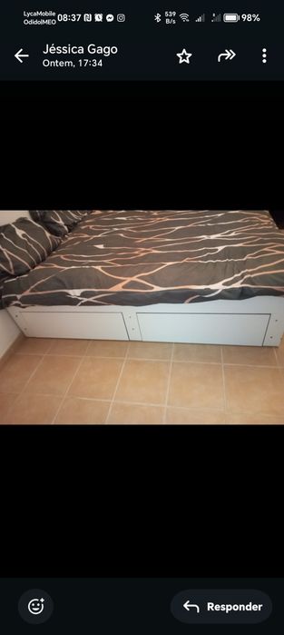 Cama de casal com gavetas embutidas64285408968578121