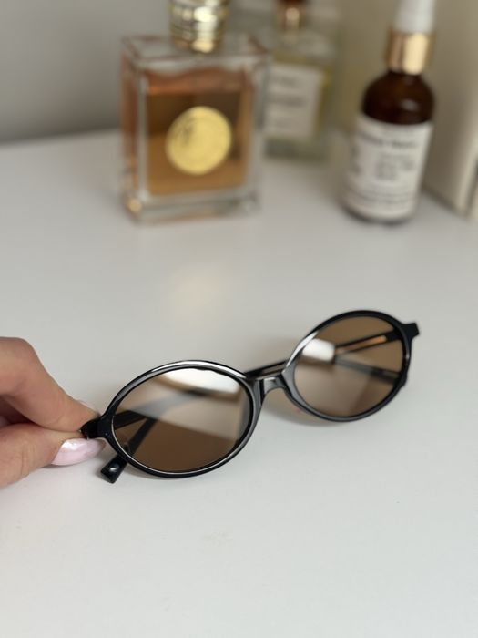 Damskie okulary przeciwsłoneczne modne nowe brązowe