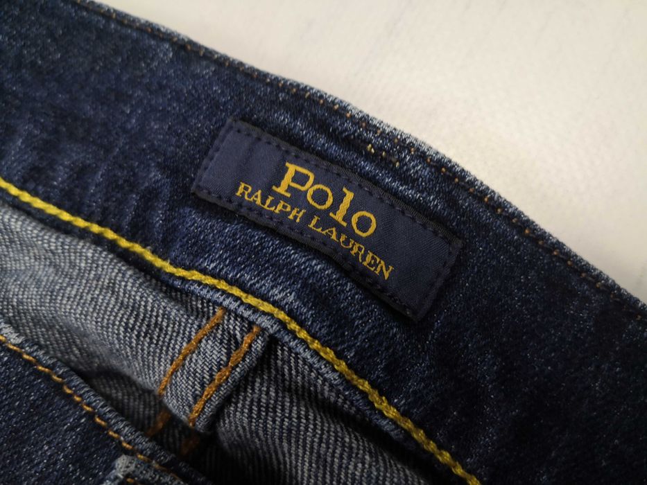 Polo Ralph Lauren męskie spodnie 38/32 XXL jeansowe Varick slim okazja