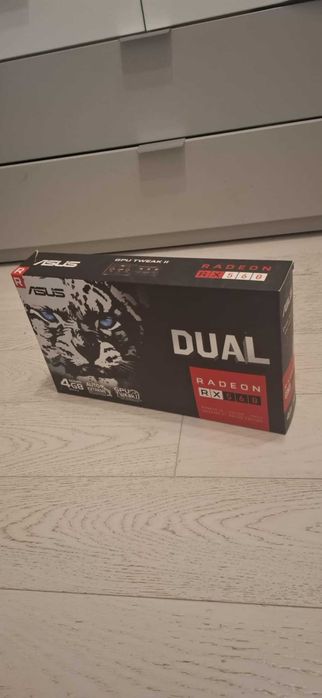 Karta Graficzna Radeon rx 560 dual 4gb Stan Idealny raz Uzywana