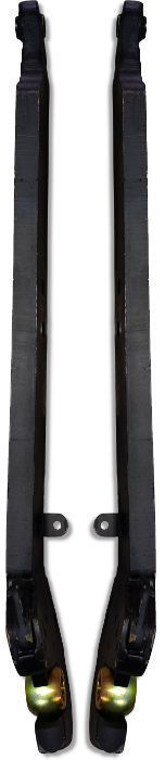 2x WZMOCNIONE Cięgło Boczne DOLNE BELKA 950mm C385 KAT 3 + KULE [7519]