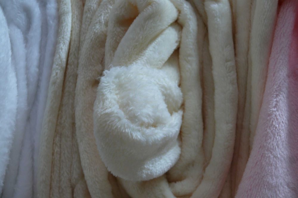 Conjunto de rolos de tecido polar