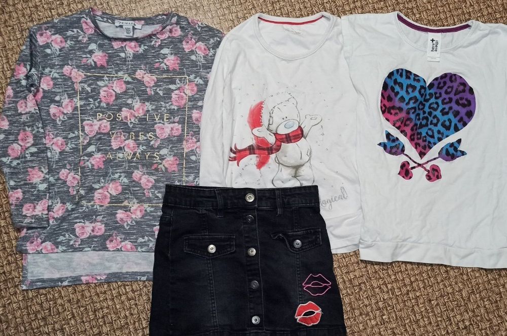 Футболки на девочек ,регланы для девочки,,продажа пакетом по 200 грн