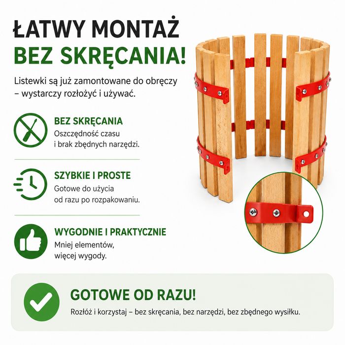 Prasa do owoców 18L wyciskarka do soku drewniana + worek filtracyjny gratis
