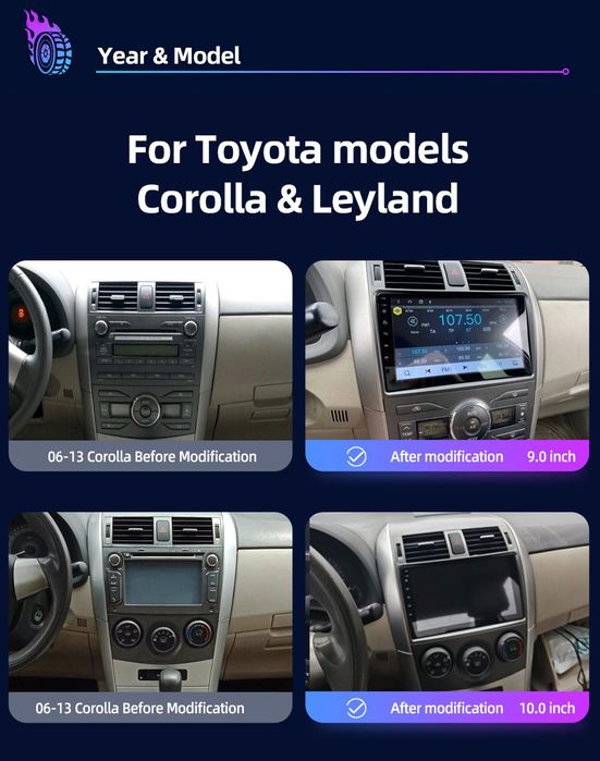 Radio Nawigacja Android Toyota Corolla