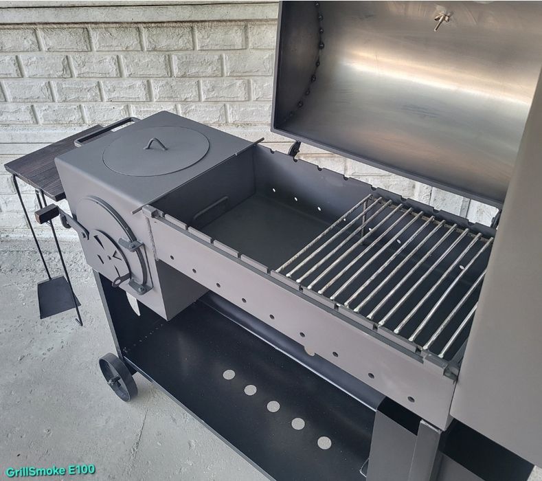 5мм •ХІТ 2025 •Мангал Смокер Коптильня / Піч під Казан / Барбекю/Гриль