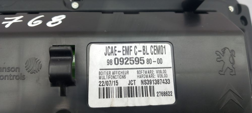 Rádio / auto-rádio PEUGEOT 308 II