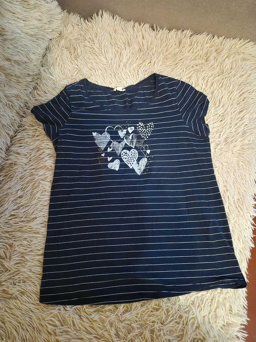 Футболка синя в полоску