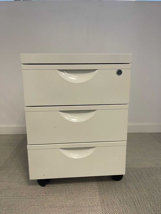 Bloco de gavetas branco