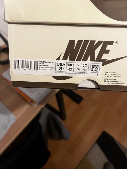 Jordan 1 Retro Low Travis Scott Medium Olive