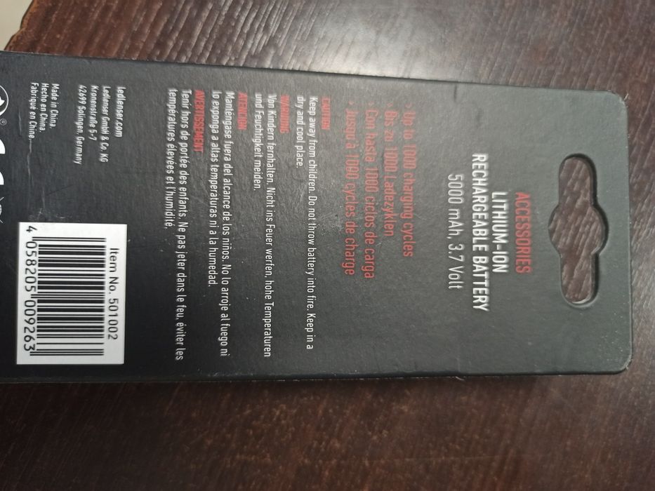 Akumulator 26650 Ledlenser 3.7 V