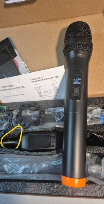 Bezprzewodowe mikrofony Dual Professional dynamiczny mikrofon