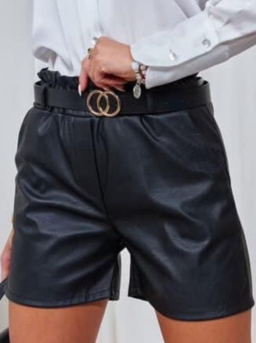 Spodenki szorty eko skóra