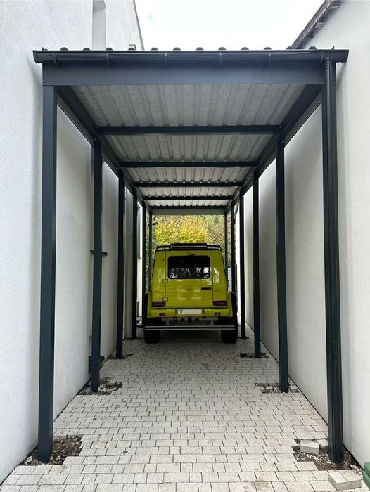 Carport 6x6 6x3 Wiata Samochodowa Altana Metalowa