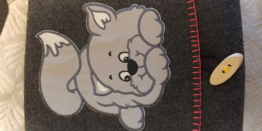 Torba z naszytym kotem