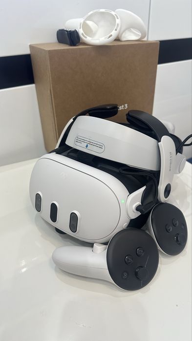 Meta Quest 3 128GB 4k + BoboVR M3 pro Gogle Vr Oculus
