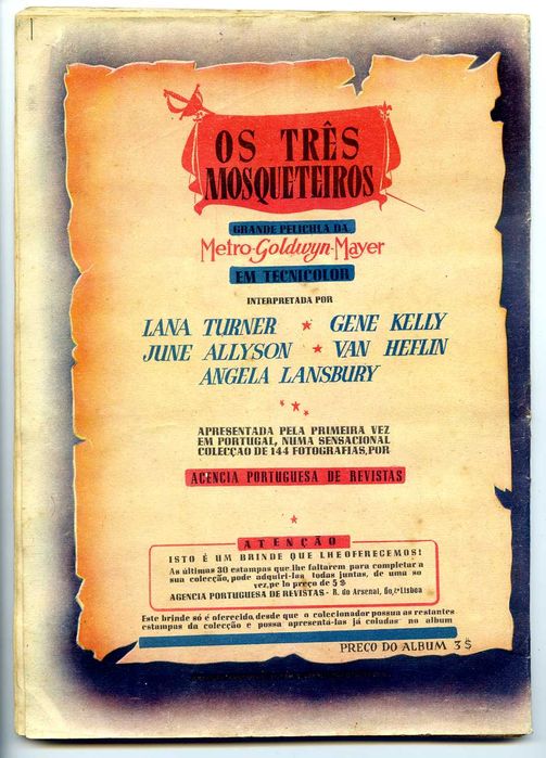 Caderneta de Cromos Muito Antga