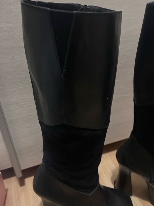 Botas cano alto n36 salto 11 cm