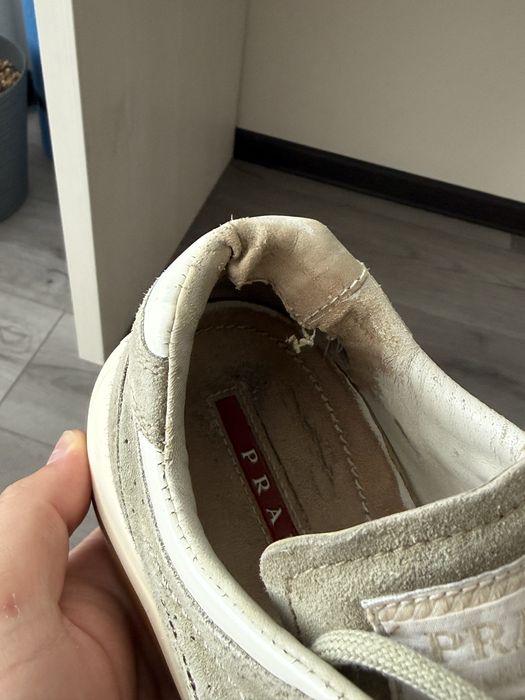Кросівки Prada Linea Rossa Suede Trainers