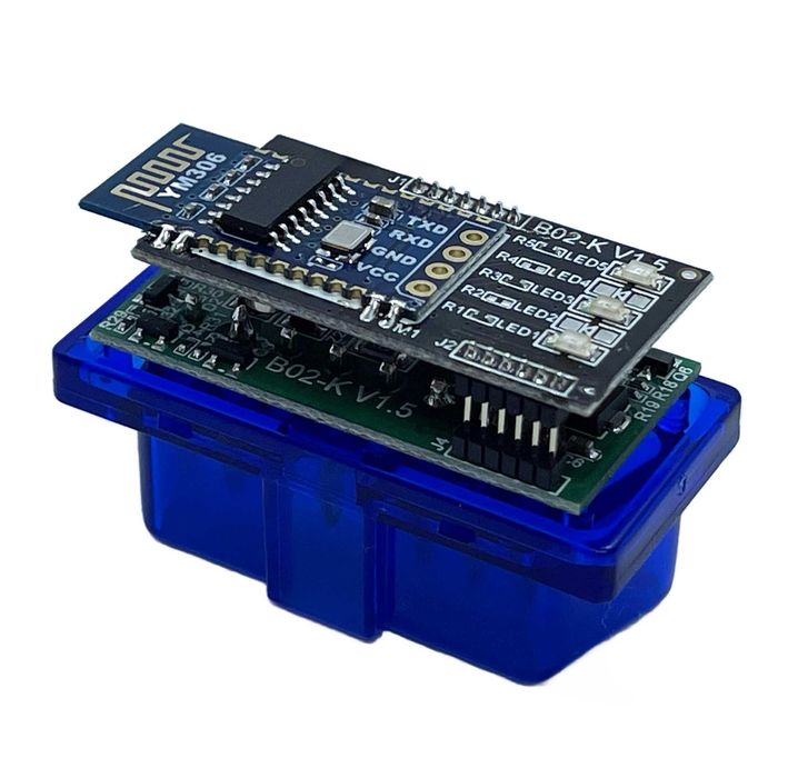 ELM327 V1.5 bluetooth 4.0 чіп PIC18F25K80 дві плати iOS iPhone Android