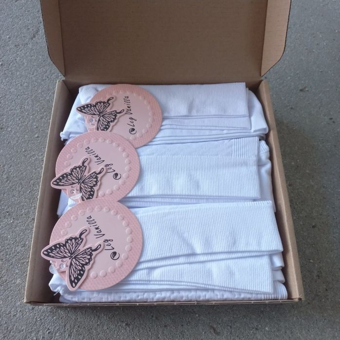 3 x Białe Spodenki  bezszwowe, modelujące, fitness, joga,sport L/XL