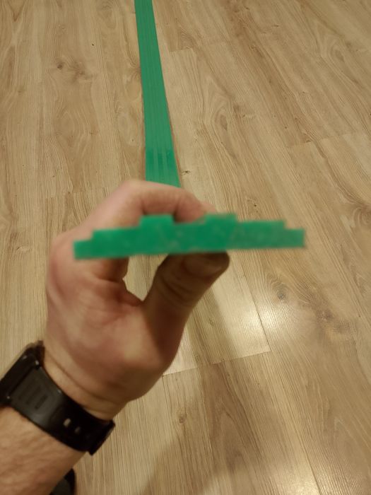 Prowadnice łańcucha PE zielone