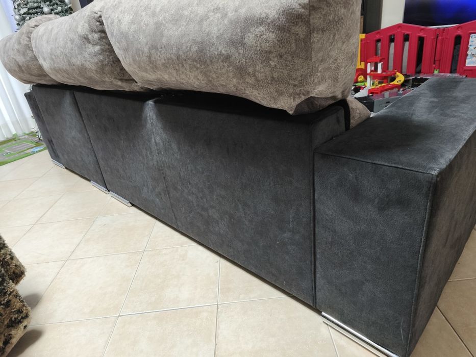 Conjunto sofás microfibra