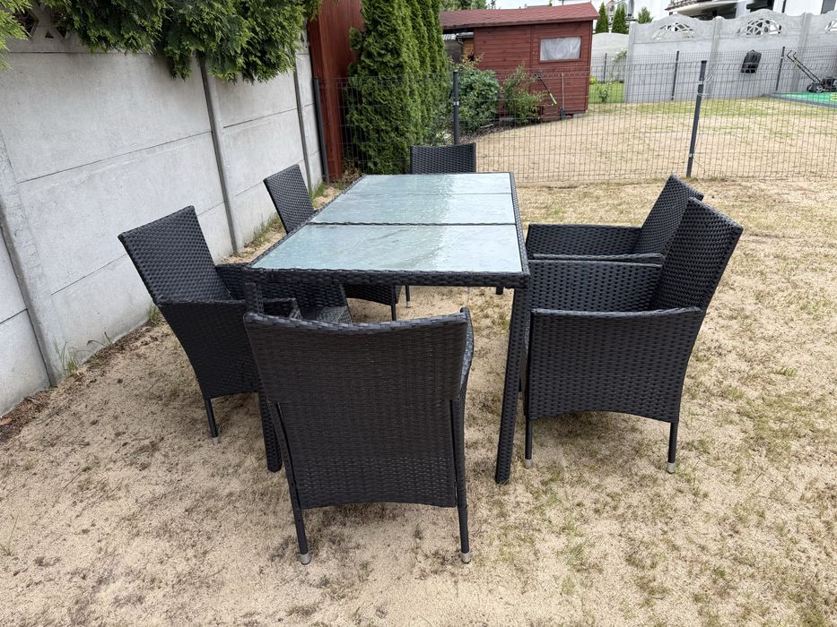 Meble ogrodowe Technorattan stol + 6 krzeseł!