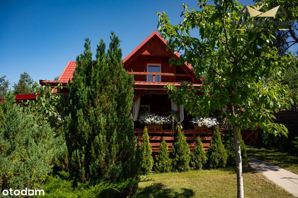Domek pomiędzy 3 jeziorami - gm. Linia